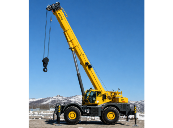 Grove rough terrain crane