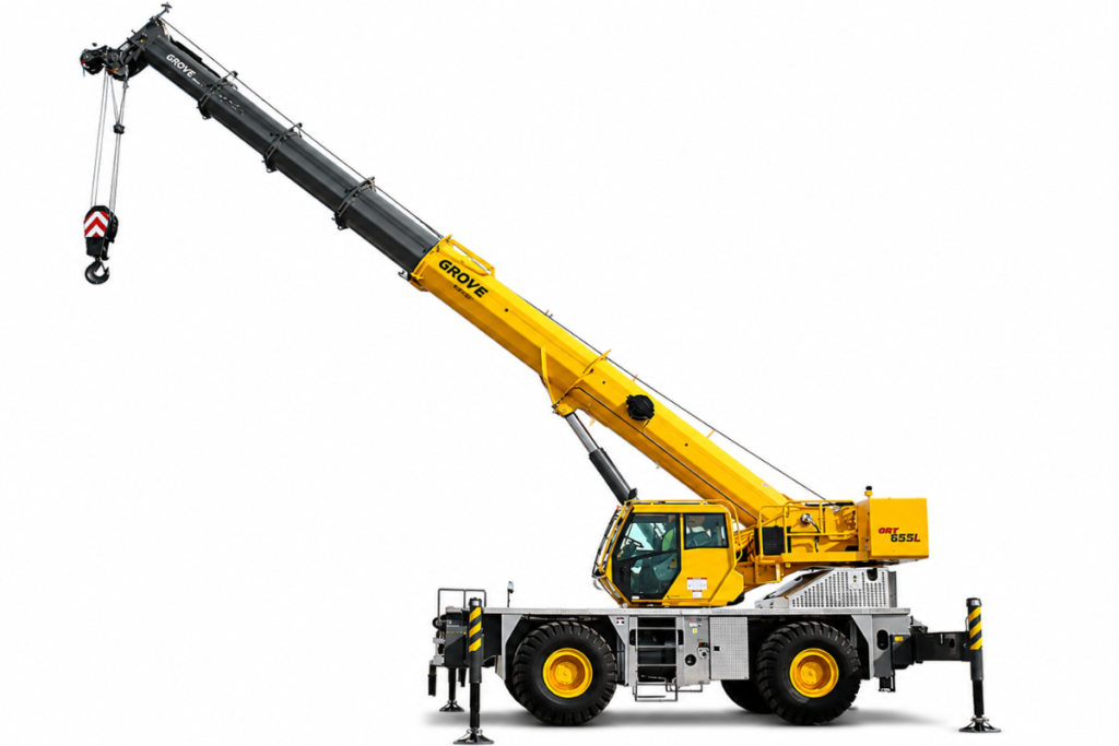 Grove rough terrain crane